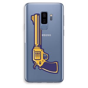 CaseCompany Pew Pew Pew: Samsung Galaxy S9 Plus Transparant Hoesje