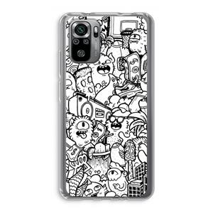 CaseCompany Vexx City #2: Xiaomi Redmi Note 10S Transparant Hoesje