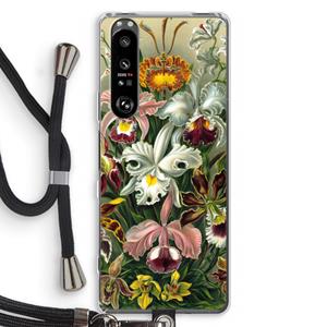 CaseCompany Haeckel Orchidae: Sony Xperia 1 III Transparant Hoesje met koord