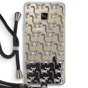 CaseCompany Makis: Samsung Galaxy A3 (2016) Transparant Hoesje met koord
