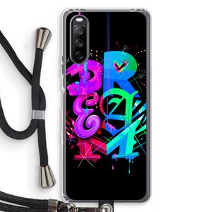 CaseCompany Dream: Sony Sony Xperia 10 III Transparant Hoesje met koord