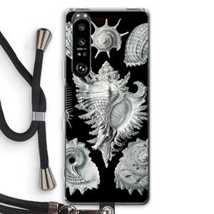 CaseCompany Haeckel Prosobranchia: Sony Xperia 1 III Transparant Hoesje met koord