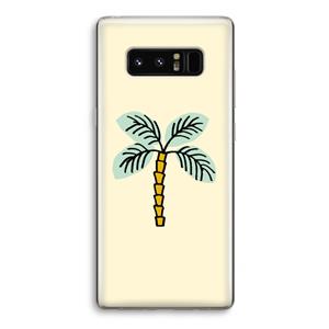 CaseCompany Palmboom: Samsung Galaxy Note 8 Transparant Hoesje