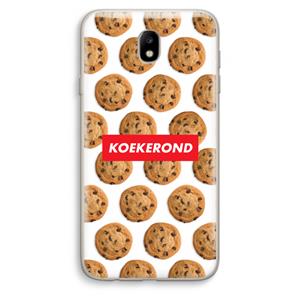 CaseCompany Koekerond: Samsung Galaxy J7 (2017) Transparant Hoesje