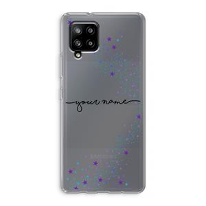 CaseCompany Sterren: Samsung Galaxy A42 5G Transparant Hoesje
