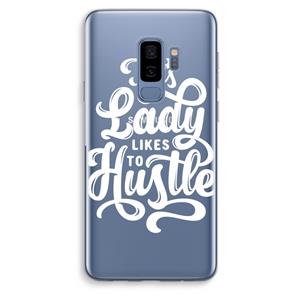 CaseCompany Hustle Lady: Samsung Galaxy S9 Plus Transparant Hoesje