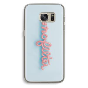 CaseCompany nofilter: Samsung Galaxy S7 Transparant Hoesje