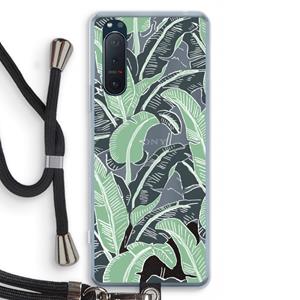 CaseCompany This Sh*t Is Bananas: Sony Xperia 5 II Transparant Hoesje met koord