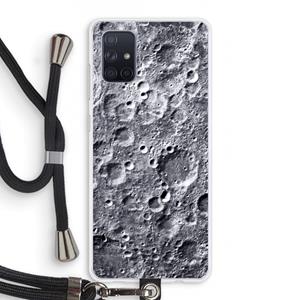 CaseCompany Maanlandschap: Samsung Galaxy A71 Transparant Hoesje met koord
