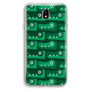 CaseCompany Crocs: Samsung Galaxy J7 (2017) Transparant Hoesje