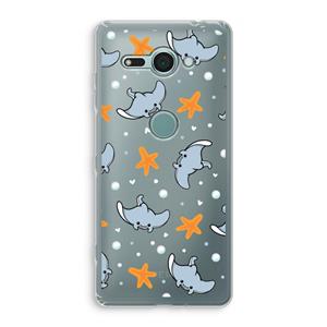 CaseCompany Manta: Sony Xperia XZ2 Compact Transparant Hoesje
