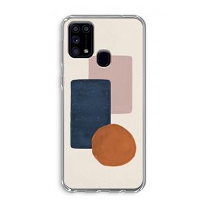 CaseCompany Geo #3: Samsung Galaxy M31 Transparant Hoesje