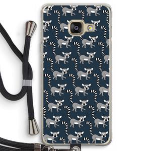 CaseCompany Makis: Samsung Galaxy A3 (2016) Transparant Hoesje met koord