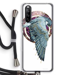 CaseCompany Golden Falcon: Sony Sony Xperia 10 III Transparant Hoesje met koord