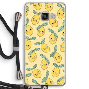 CaseCompany Citroenen: Samsung Galaxy A3 (2016) Transparant Hoesje met koord