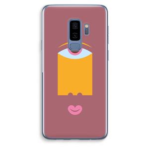 CaseCompany Mono V: Samsung Galaxy S9 Plus Transparant Hoesje