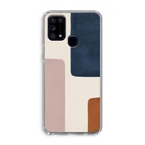 CaseCompany Geo #5: Samsung Galaxy M31 Transparant Hoesje