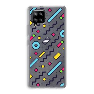 CaseCompany 8-bit N°8: Samsung Galaxy A42 5G Transparant Hoesje