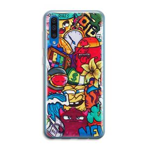 CaseCompany No Rules: Samsung Galaxy A50 Transparant Hoesje