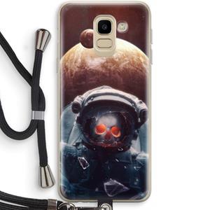 CaseCompany Voyager: Samsung Galaxy J6 (2018) Transparant Hoesje met koord