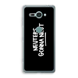 CaseCompany Neuters (zwart): Sony Xperia XZ2 Compact Transparant Hoesje