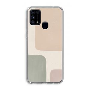 CaseCompany Geo #7: Samsung Galaxy M31 Transparant Hoesje