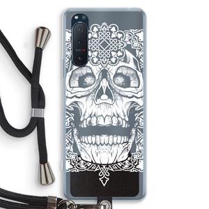 CaseCompany Seek & Destroy: Sony Xperia 5 II Transparant Hoesje met koord