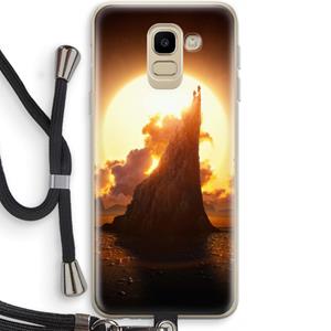 CaseCompany Children of the Sun: Samsung Galaxy J6 (2018) Transparant Hoesje met koord
