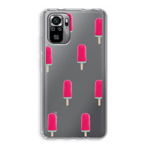 CaseCompany Waterijsje: Xiaomi Redmi Note 10S Transparant Hoesje