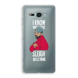 CaseCompany Sleigh Bells Ring: Sony Xperia XZ2 Compact Transparant Hoesje