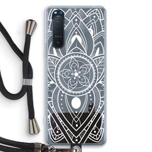 CaseCompany It's Complicated: Sony Xperia 5 II Transparant Hoesje met koord