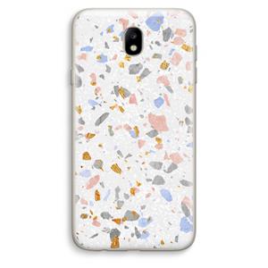 CaseCompany Terrazzo N°8: Samsung Galaxy J7 (2017) Transparant Hoesje