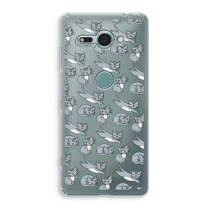 CaseCompany Poezen: Sony Xperia XZ2 Compact Transparant Hoesje