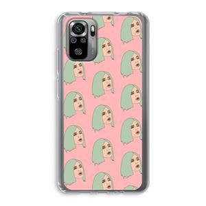 CaseCompany King Kylie: Xiaomi Redmi Note 10S Transparant Hoesje