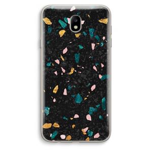CaseCompany Terrazzo N°10: Samsung Galaxy J7 (2017) Transparant Hoesje
