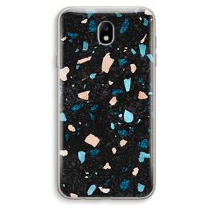 CaseCompany Terrazzo N°11: Samsung Galaxy J7 (2017) Transparant Hoesje