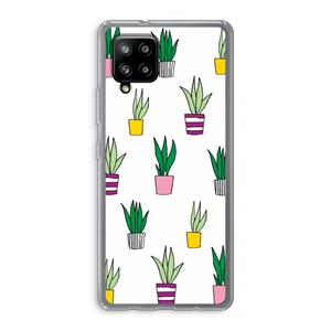 CaseCompany Sanseveria: Samsung Galaxy A42 5G Transparant Hoesje