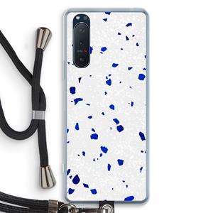CaseCompany Terrazzo N°5: Sony Xperia 5 II Transparant Hoesje met koord
