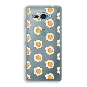 CaseCompany Bacon to my eggs #1: Sony Xperia XZ2 Compact Transparant Hoesje