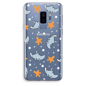 CaseCompany Manta: Samsung Galaxy S9 Plus Transparant Hoesje