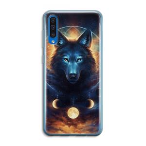 CaseCompany Wolf Dreamcatcher: Samsung Galaxy A50 Transparant Hoesje