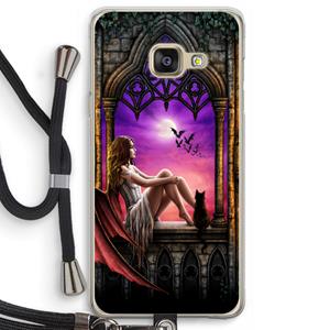 CaseCompany Kinderen van de nacht: Samsung Galaxy A3 (2016) Transparant Hoesje met koord