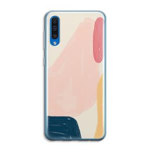 CaseCompany Saturday Flow: Samsung Galaxy A50 Transparant Hoesje