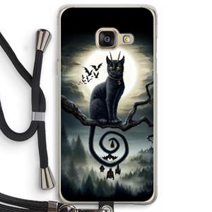 CaseCompany Moonlight Companions: Samsung Galaxy A3 (2016) Transparant Hoesje met koord