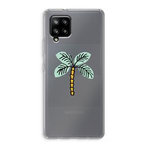 CaseCompany Palmboom: Samsung Galaxy A42 5G Transparant Hoesje