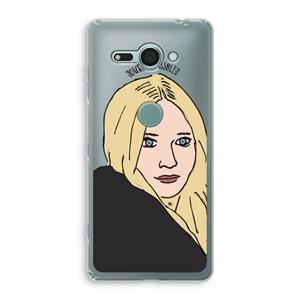 CaseCompany Ashley: Sony Xperia XZ2 Compact Transparant Hoesje