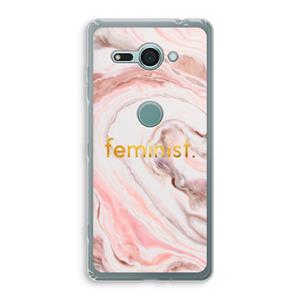 CaseCompany Feminist: Sony Xperia XZ2 Compact Transparant Hoesje