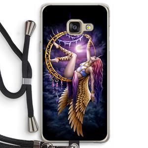 CaseCompany Aerial Angel: Samsung Galaxy A3 (2016) Transparant Hoesje met koord