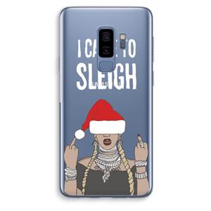 CaseCompany Came To Sleigh: Samsung Galaxy S9 Plus Transparant Hoesje