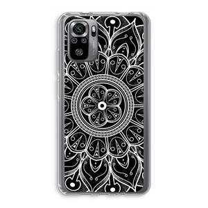 CaseCompany Roses Are Red: Xiaomi Redmi Note 10S Transparant Hoesje